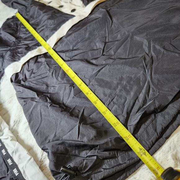 Victoria's Secret PINK Black and White Half-Zip Hooded Anorak Windbreaker Jacket - Picture 6 of 8